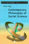 Contemporary Philosophy of Social Science.