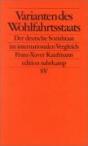 Varianten des Wohlfahrtstaats