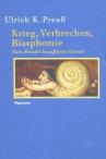 Krieg, Verbrechen Blasphemie