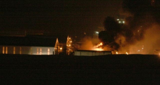 Alcoa burns: Fire in Alcoa's smelter in Reyðarfjörður, December 2010